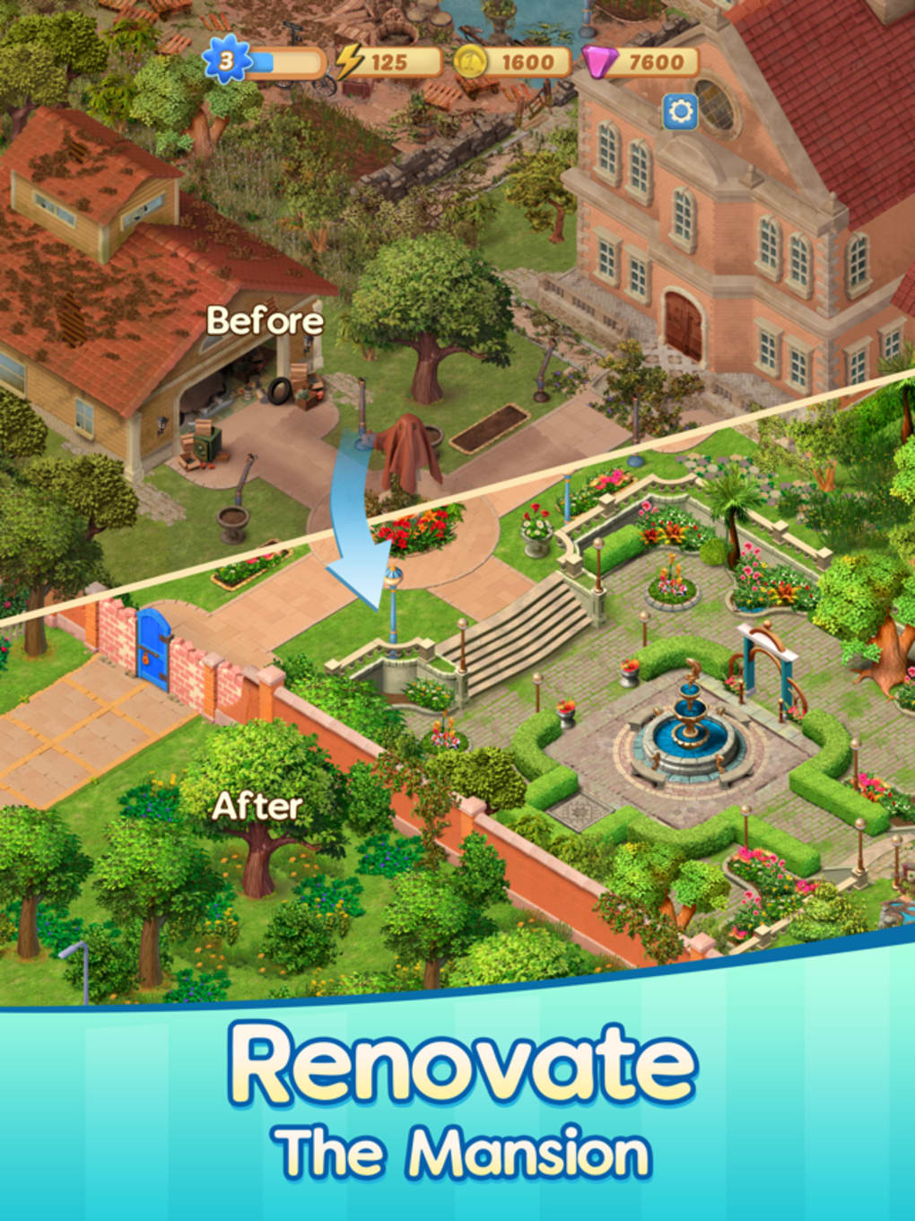 instal the new version for ios Merge Design Mansion Makeover