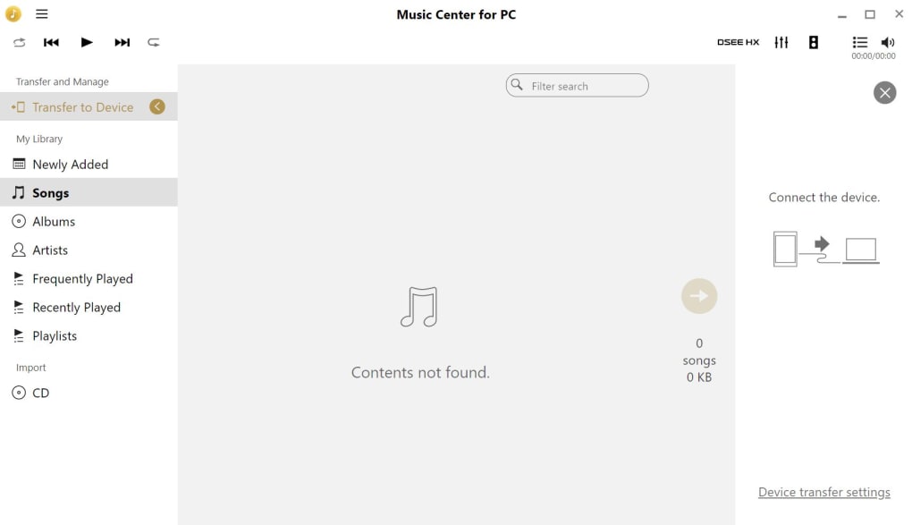 sony music center app for pc