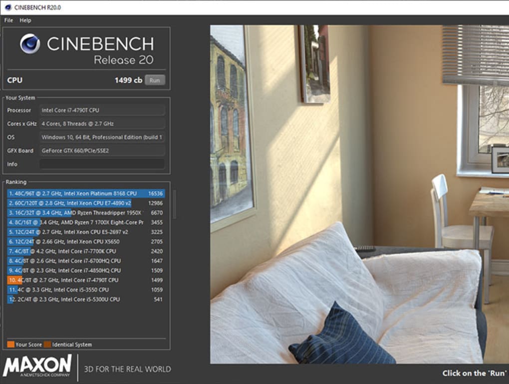 CINEBENCH 2024 for apple instal free