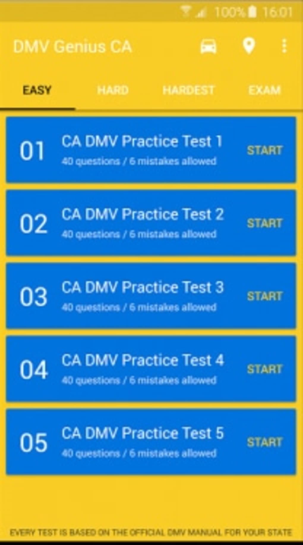 Download DMV Genie Permit Practice Test Car & CDL for Android Free
