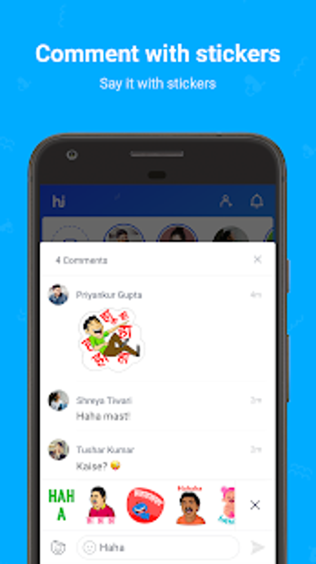 Download Hike Sticker Chat for Android - Free - 5.3.0.90