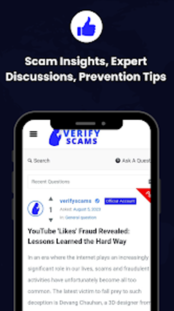 Verify Scams - Powered by AI