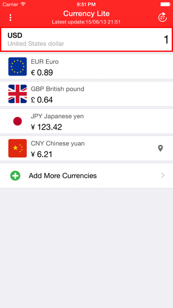 Image 0 for Currency Lite - Real Time