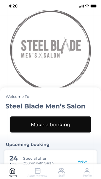 Imagen 0 para Steel Blade Mens Salon