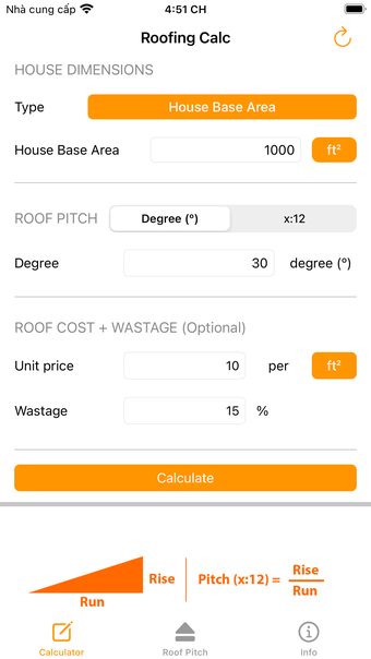 Imagen 0 para Roof Calculator: Pitch An…