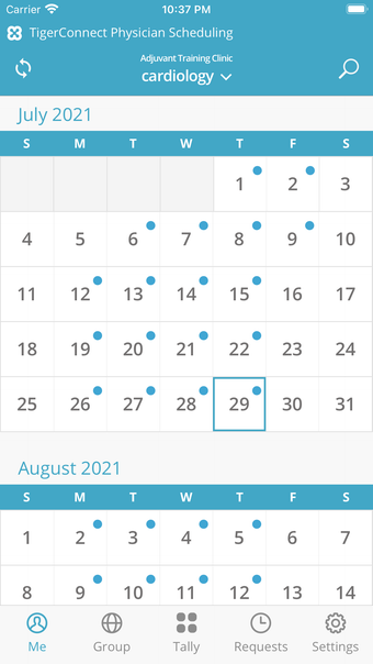 Image 0 for TigerConnect Scheduling