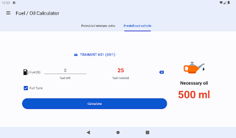 Image 0 for Fuel Oil Mix Calculator