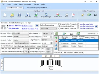 Image 0 for Publishing Barcode Label …