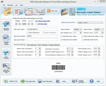 Imagen 0 para Courier Barcode Label Sof…