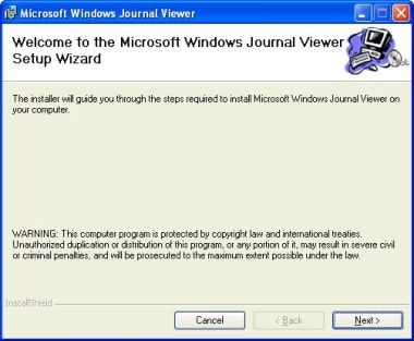 Microsoft Windows Journal Viewer