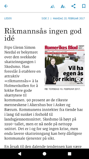 Imagen 0 para Romerikes Blad eAvis