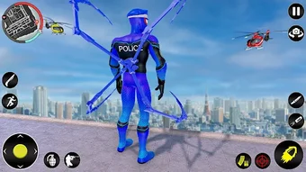 Imagen 0 para Police Spider Rope Hero G…