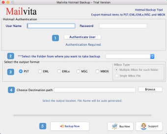 Image 0 for MailVita Hotmail Backup f…