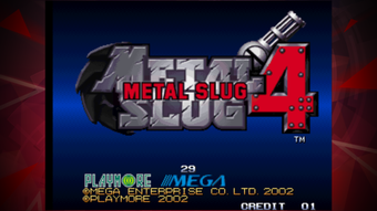 Image 0 for METAL SLUG 4 ACA NEOGEO