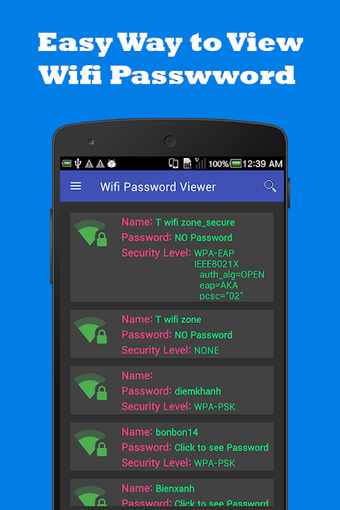 Image 0 for Wifi Password Viewer Free