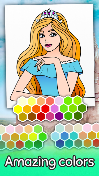 Imagen 0 para Princess coloring book 4 …