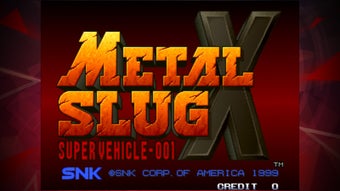 Imagen 0 para METAL SLUG X ACA NEOGEO