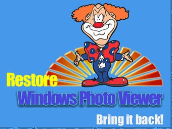 Imagen 1 para Restore Windows Photo Vie…