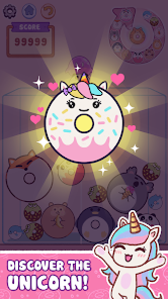 Imagen 0 para Unicorn Donut: Drop  Merg…