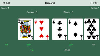 Imagen 0 para Baccarat Trainer