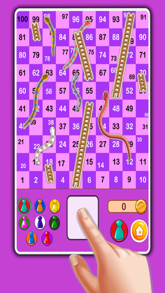 Image 0 for Snakes and Ladders Board …