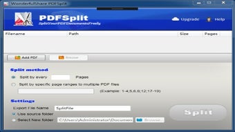 Image 0 for WonderfulShare PDF Split