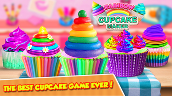 Cooking Colorful Cupcakes Game Rainbow Desserts