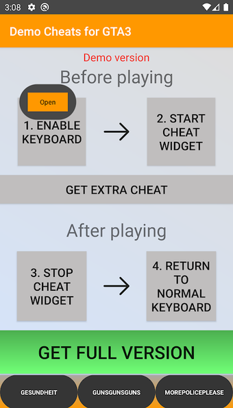 Image 0 for Cheats Keyboard Demo for …