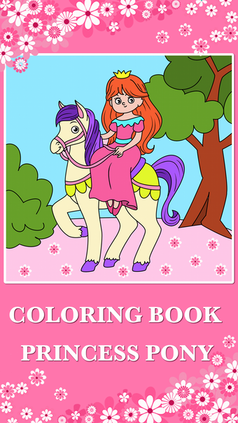 Imagen 0 para Pony Princess Coloring Bo…