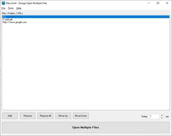 Image 0 for Zarage Open Multiple File…