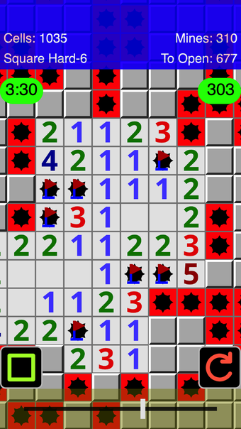 Warped Mines: Minesweeper Game