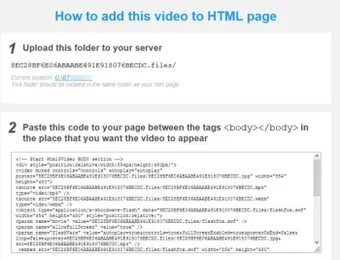 Video to HTML5 Converter