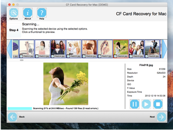 Image 0 for CF Card Recovery for Mac