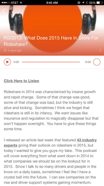 Image 0 for The Rideshare Guy Blog an…