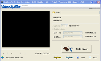 Image 0 for Boilsoft Video Splitter