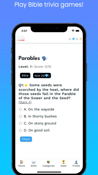Image 0 for Bible Trivia App