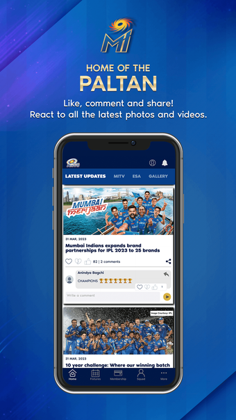 Image 0 for Mumbai Indians Official A…