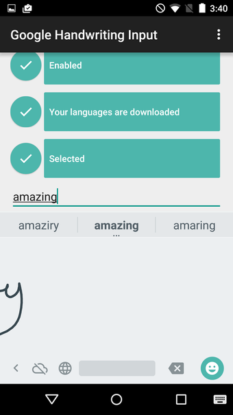 Imagen 6 para Google Handwriting Input