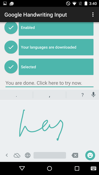 Imagen 3 para Google Handwriting Input