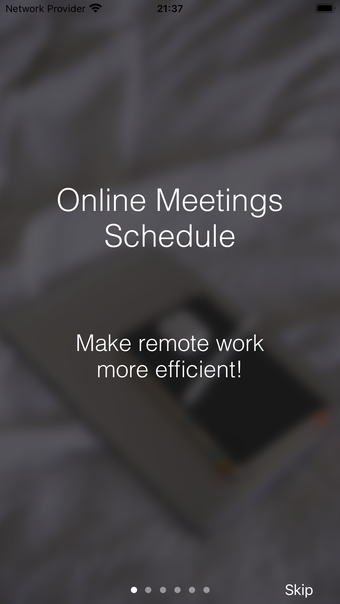 Image 0 for Online Meetings Schedule