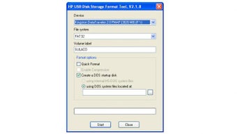 HP USB Disk Storage Format Tool