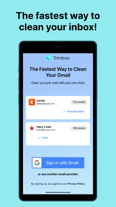 Trimbox: Email Inbox Cleaner