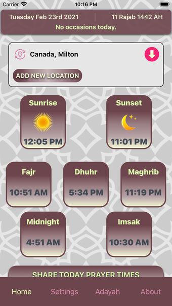 Image 0 for Shia Prayer Times