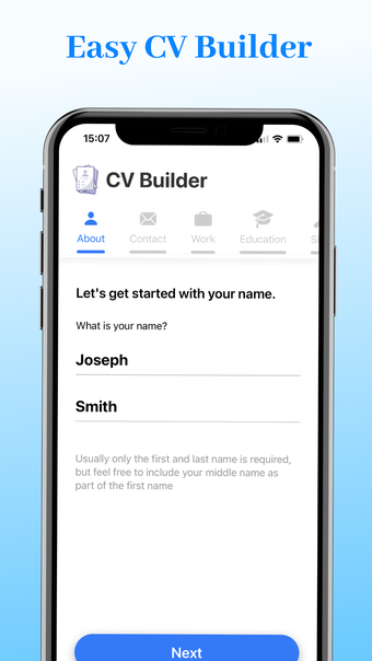 Image 0 for CV Builder - Perfect Resu…