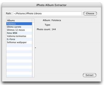 Image 0 for iPhoto Album Extractor