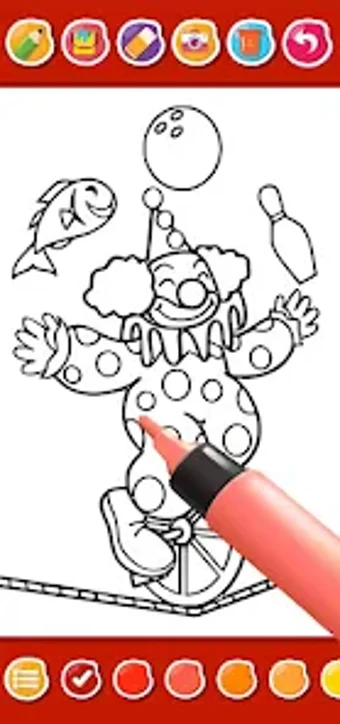 Image 0 for Circus Coloring Virtual