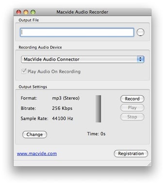 Imagen 0 para Macvide Audio Recorder