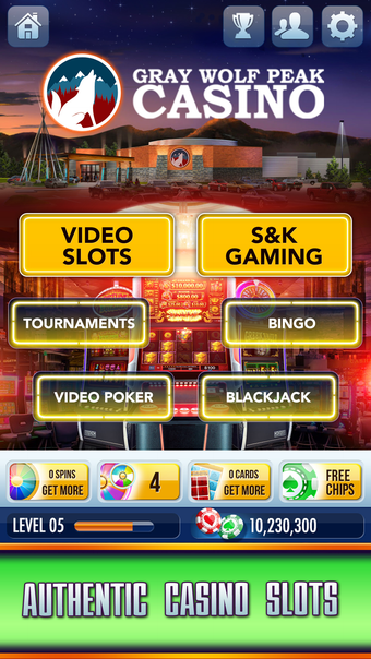 Image 0 for Gray Wolf Peak Casino Slo…