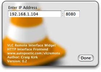 Image 0 for VLC Remote Interface Widg…