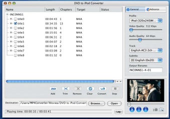 Image 0 for Xilisoft DVD to iPod Conv…